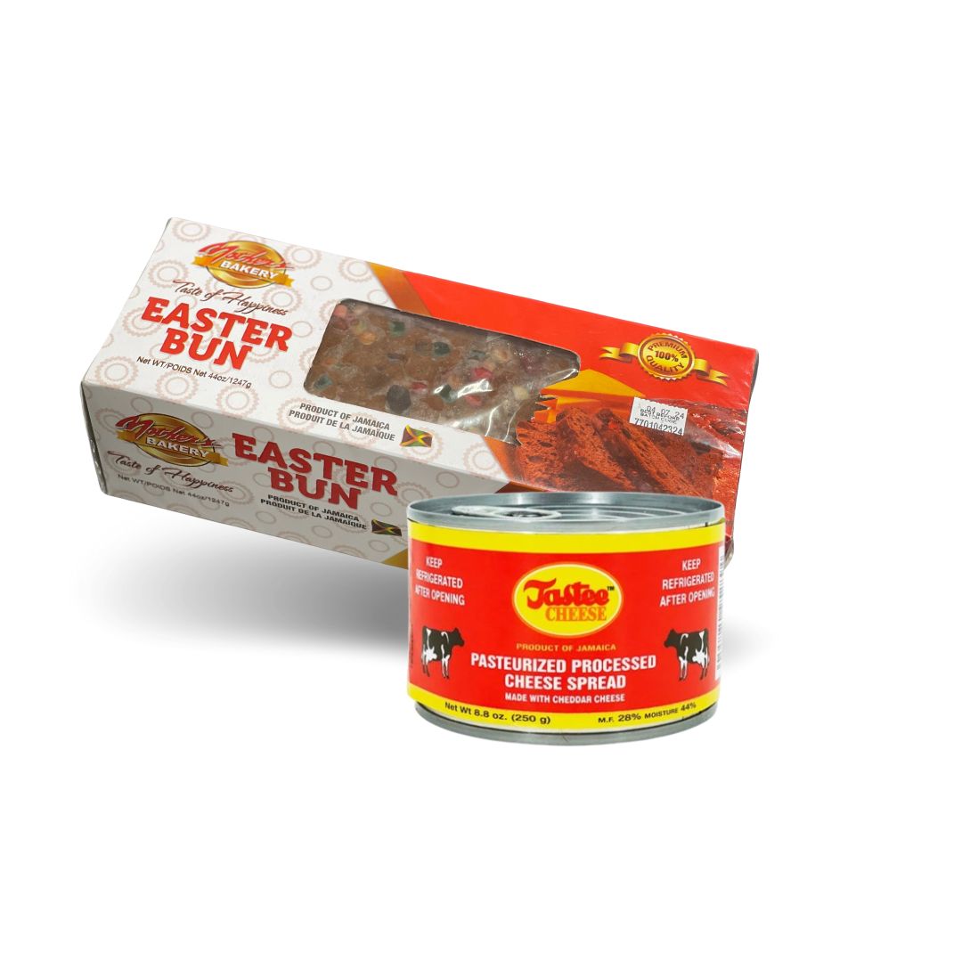 Mother's Easter Bun 36oz With Box and Tastee Cheese 250G Bundle (20 Boxes)